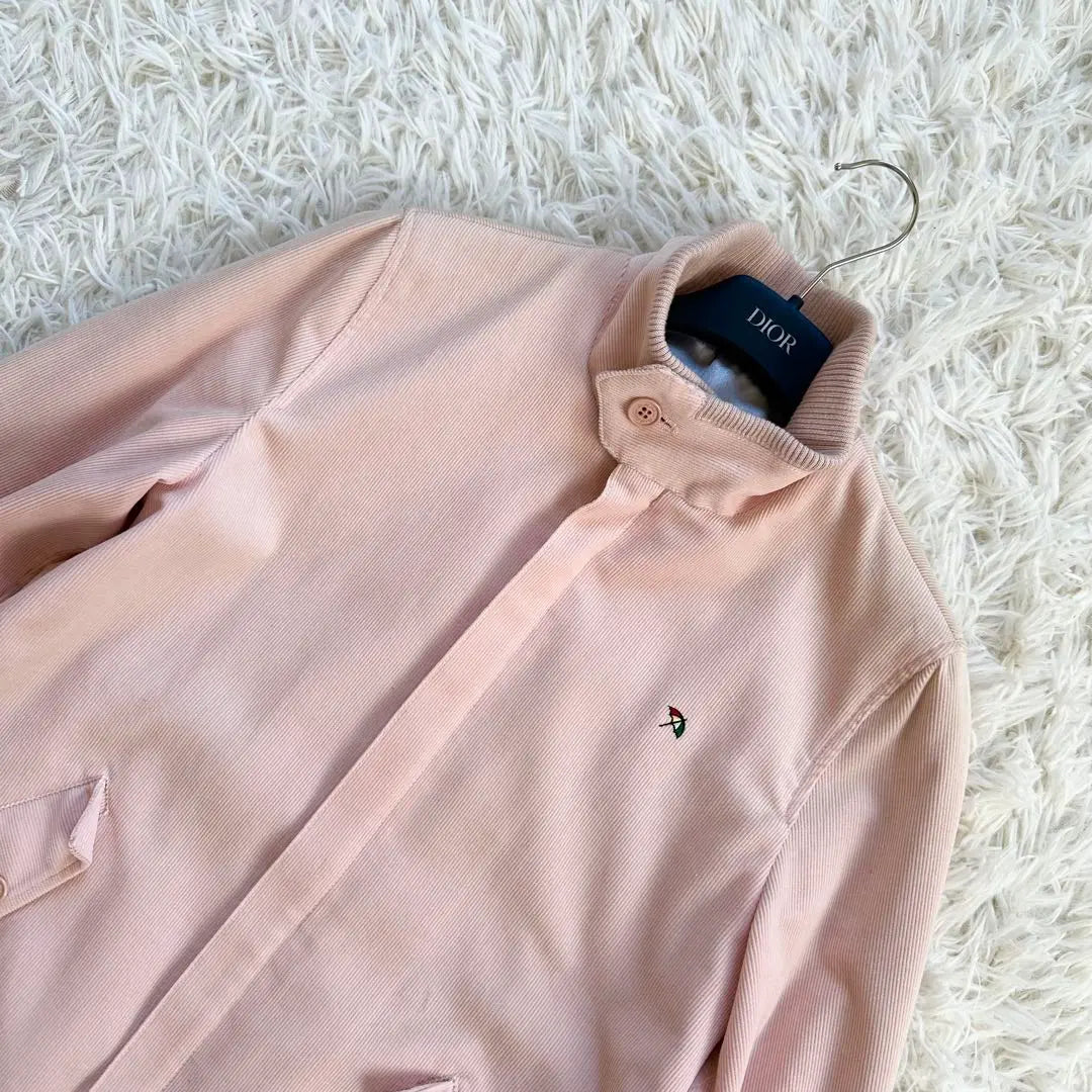 [Wearing twice] Arnold Palmer reversible blouson ♡ Pink x Silver