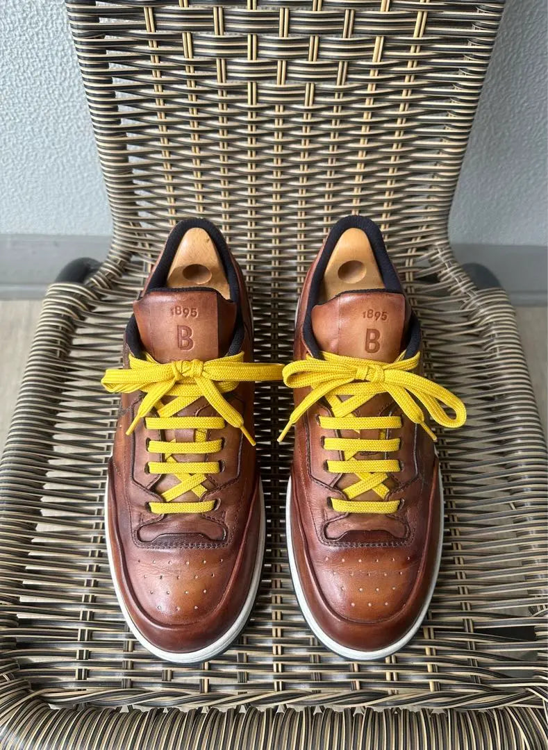 Regular price: 332,000 Berluti Playoff Scrit Leather Sneakers Shoes Limited | 定価33,2万 ベルルッティ プレイオフ スクリットレザー スニーカー 靴 限定