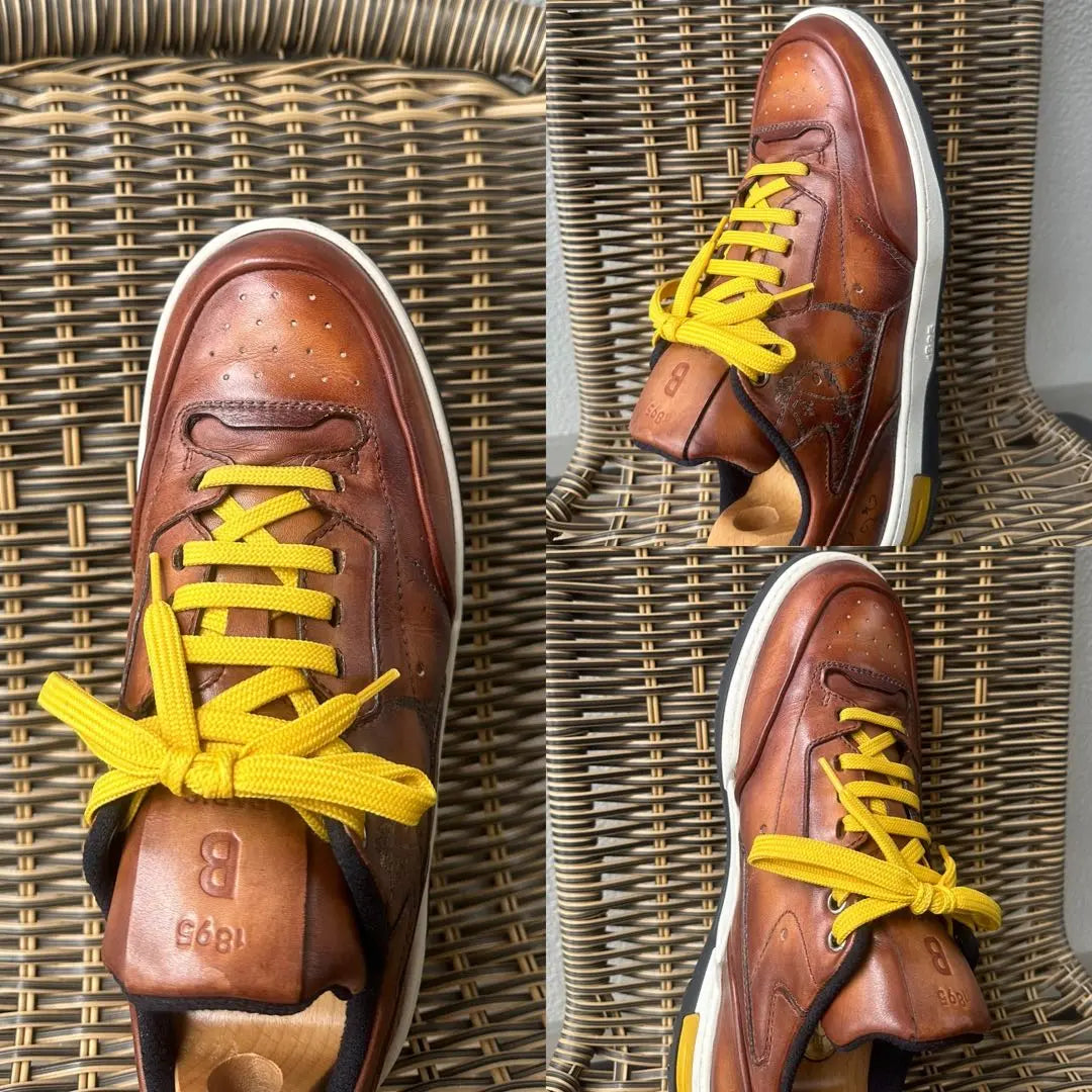 Precio habitual: 332.000 Berluti Playoff Scrit Leather Sneakers Shoes Limited | 定価33,2万 ベルルッティ プレイオフ スクリットレザー スニーカー 靴 限定