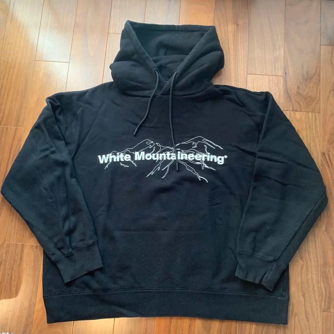 whitemountaneering logo hoodie SIZE1 black