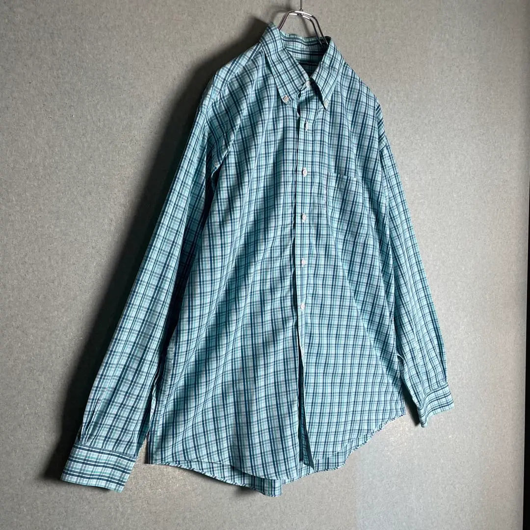 ✮ Long -sleeved shirt BROOKS BROTHERS Check -size XL✮