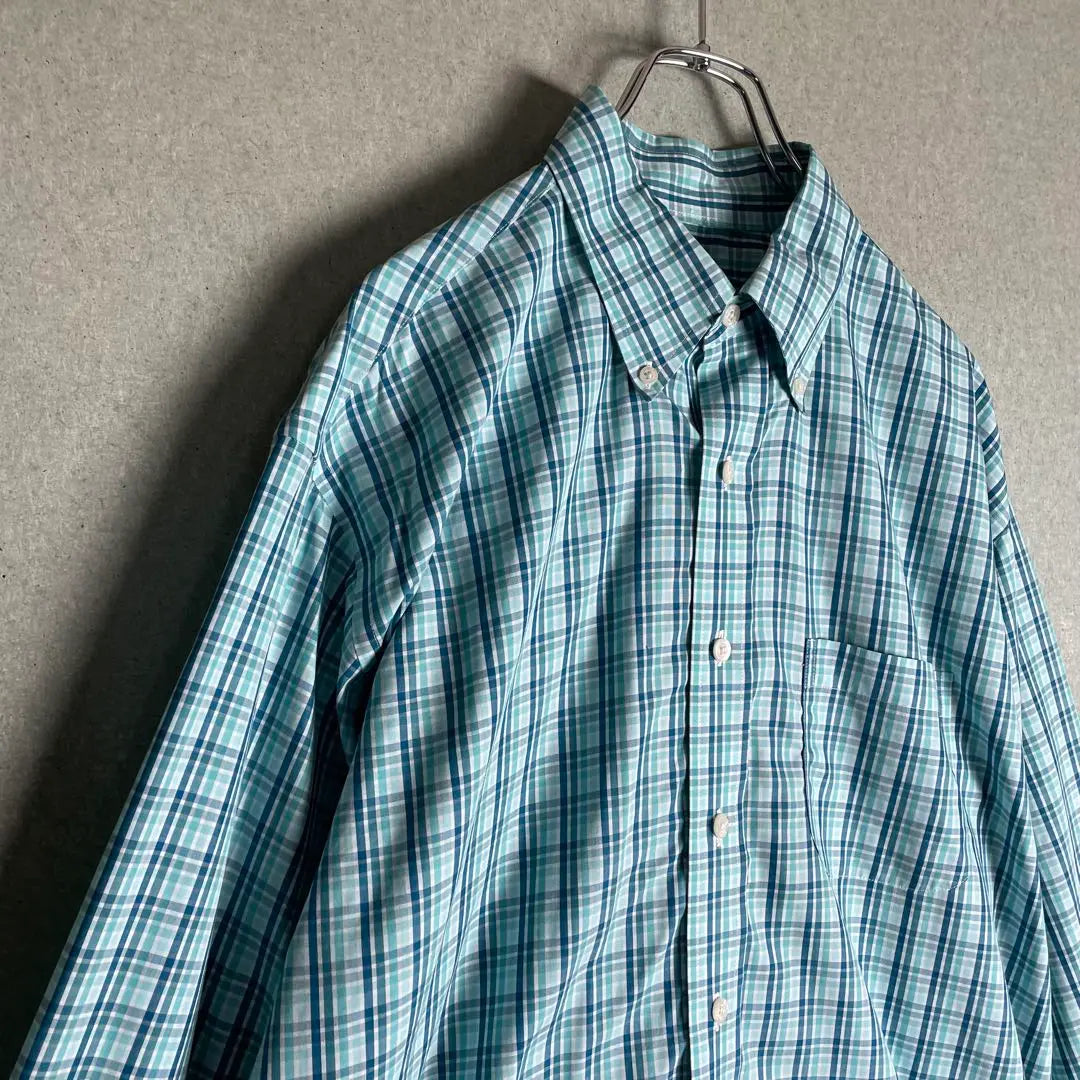 ✮ Long -sleeved shirt BROOKS BROTHERS Check -size XL✮