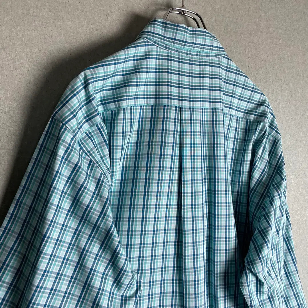 ✮ Long -sleeved shirt BROOKS BROTHERS Check -size XL✮