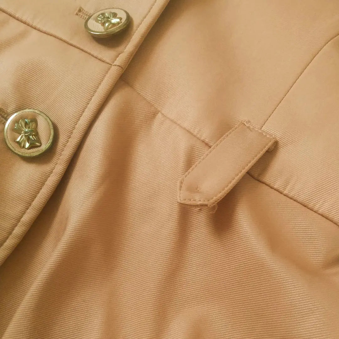 Coming soon *Buttons are missing Prime pattern Trench coat Orange