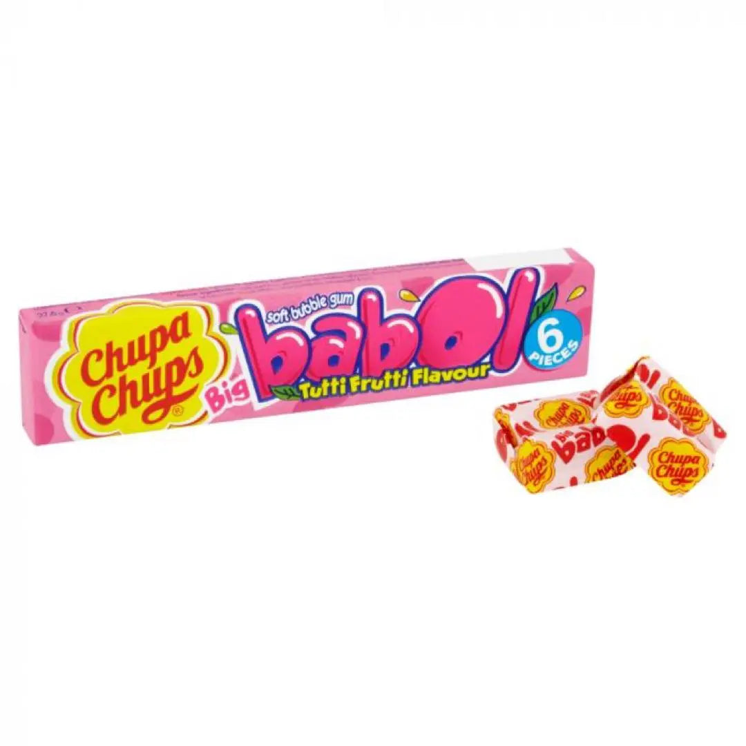 CHUPA CHUPS [No se vende en Japón] 5 Chupa Chaps Bubble Gum | CHUPA CHUPS【日本未販売】チュッパチャプスバブルガム 5本