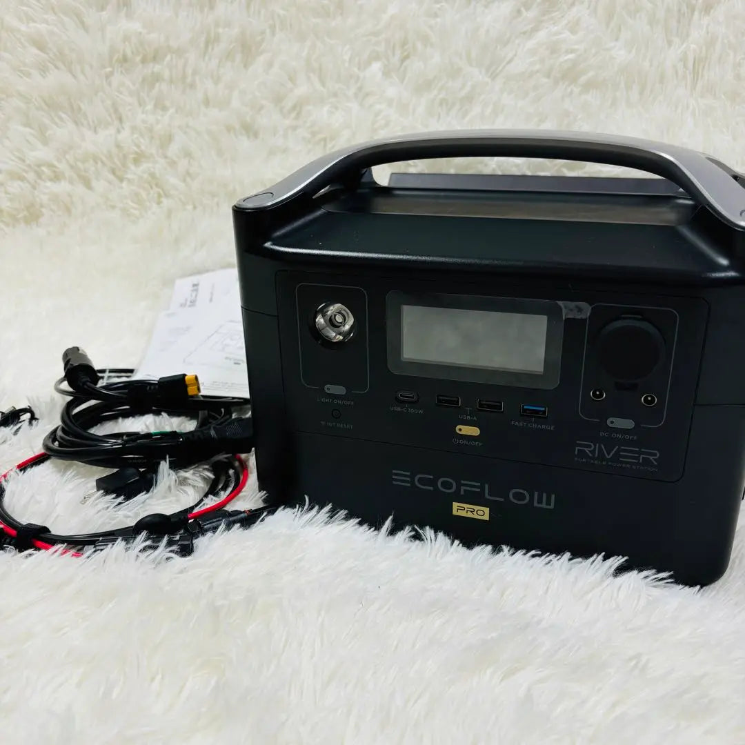 [Almost unused] EcoFlow RIVER600 PRO portable power supply