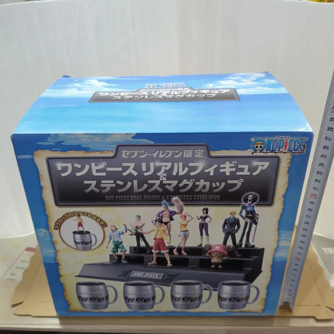 One Piece Real Figure & Stainless Steel Mug 7-Eleven Limited