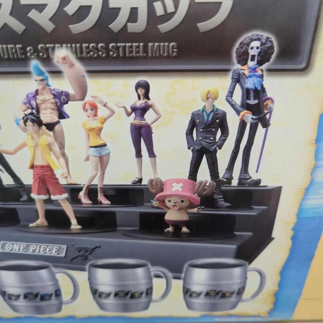 One Piece Real Figure & Stainless Steel Mug 7-Eleven Limited