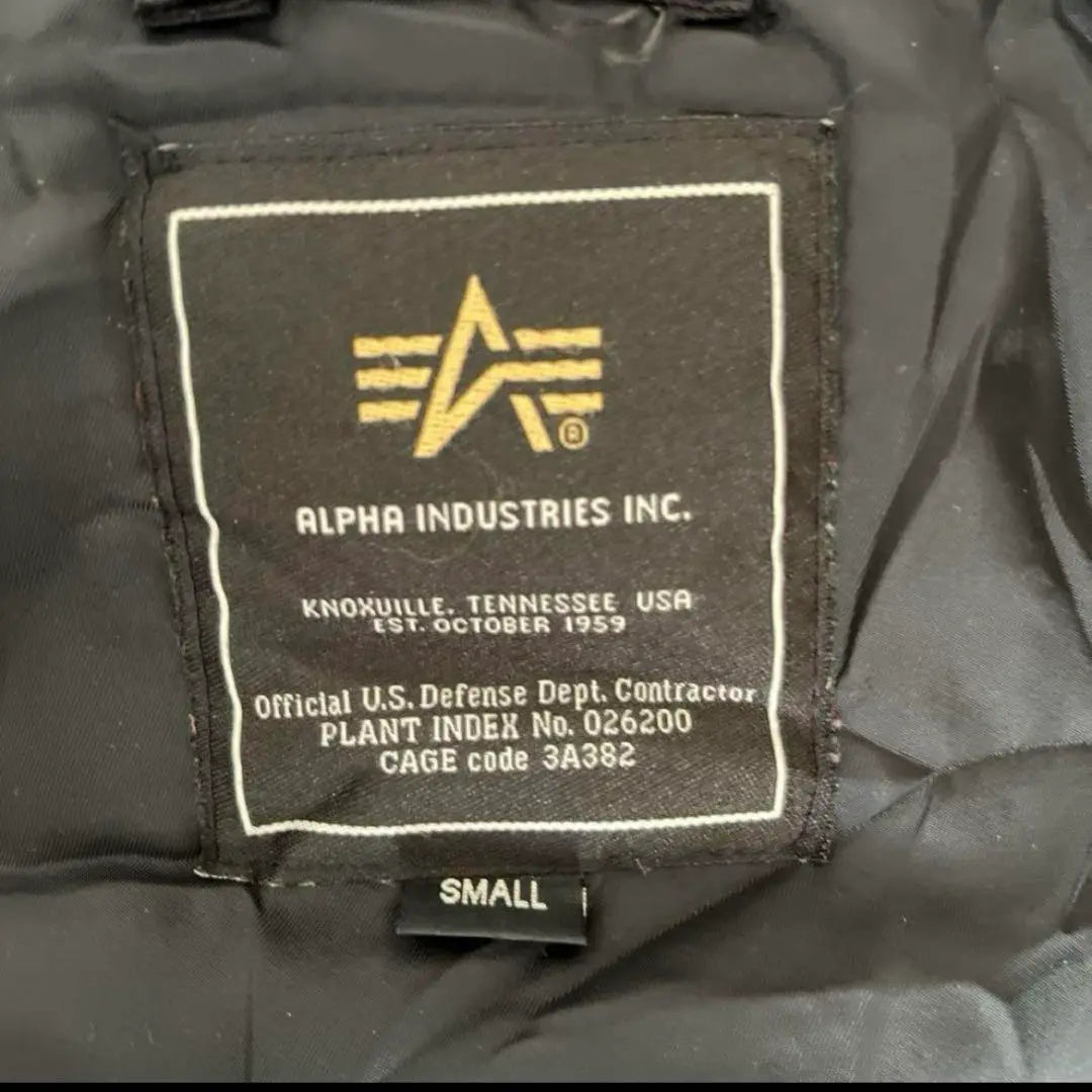 Alpha N-3B Flight Jacket U.S. Air MCG Black S Size