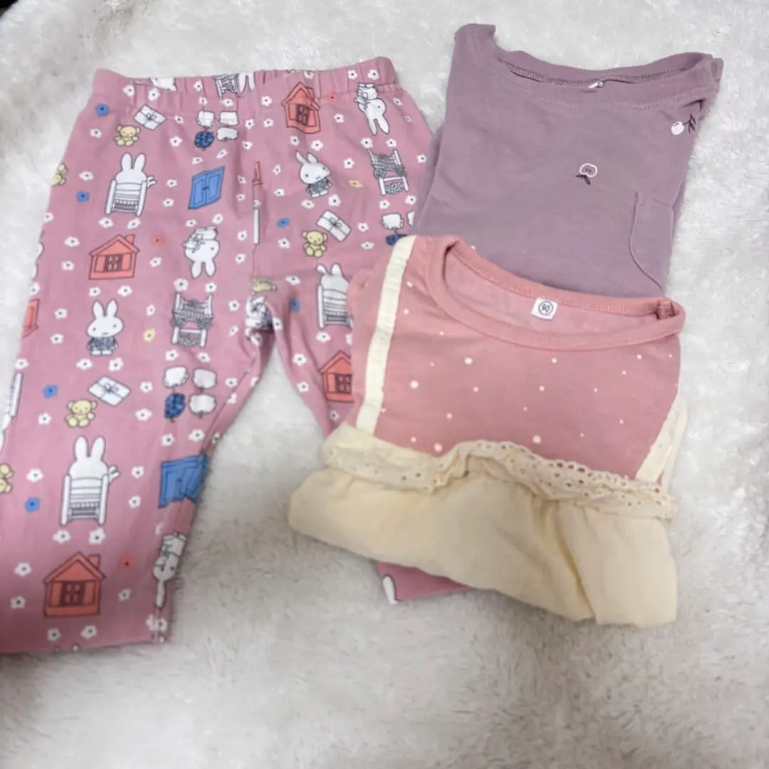 Nursery school clothes set 90cm pink girls ♡