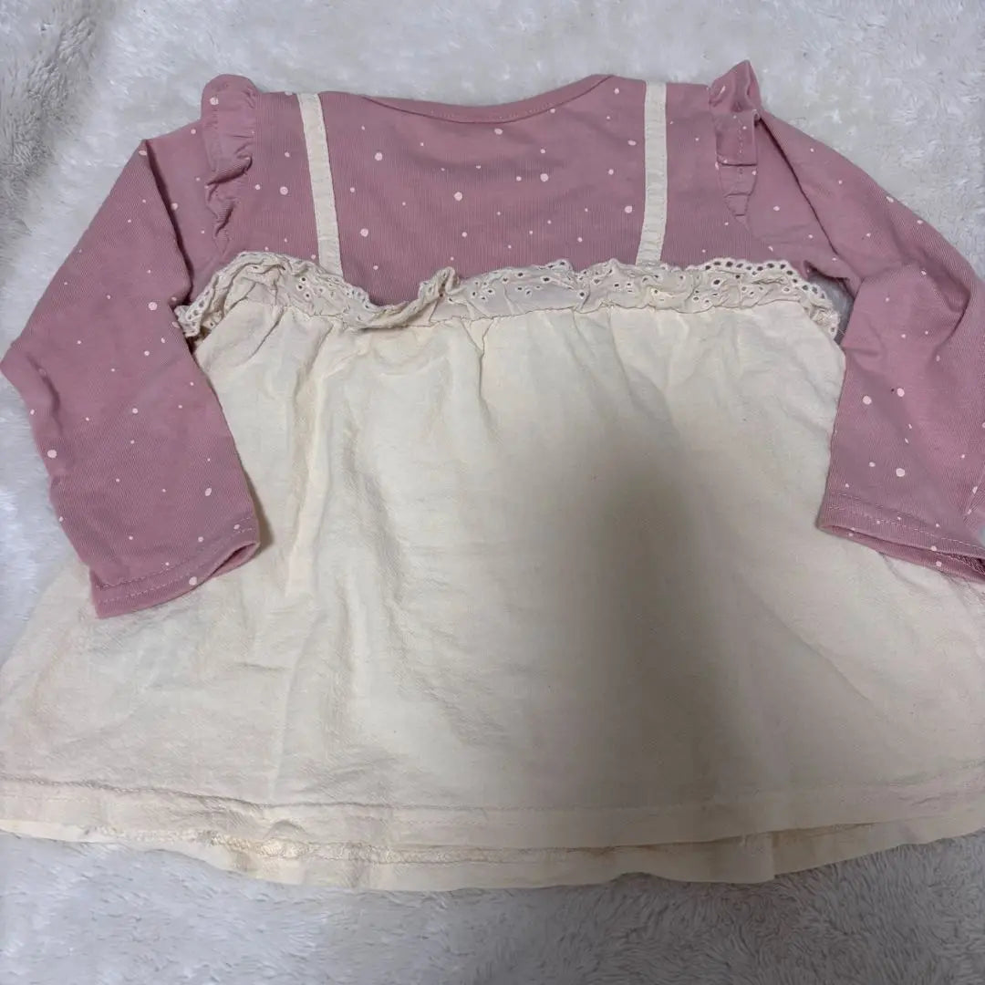 Nursery school clothes set 90cm pink girls ♡