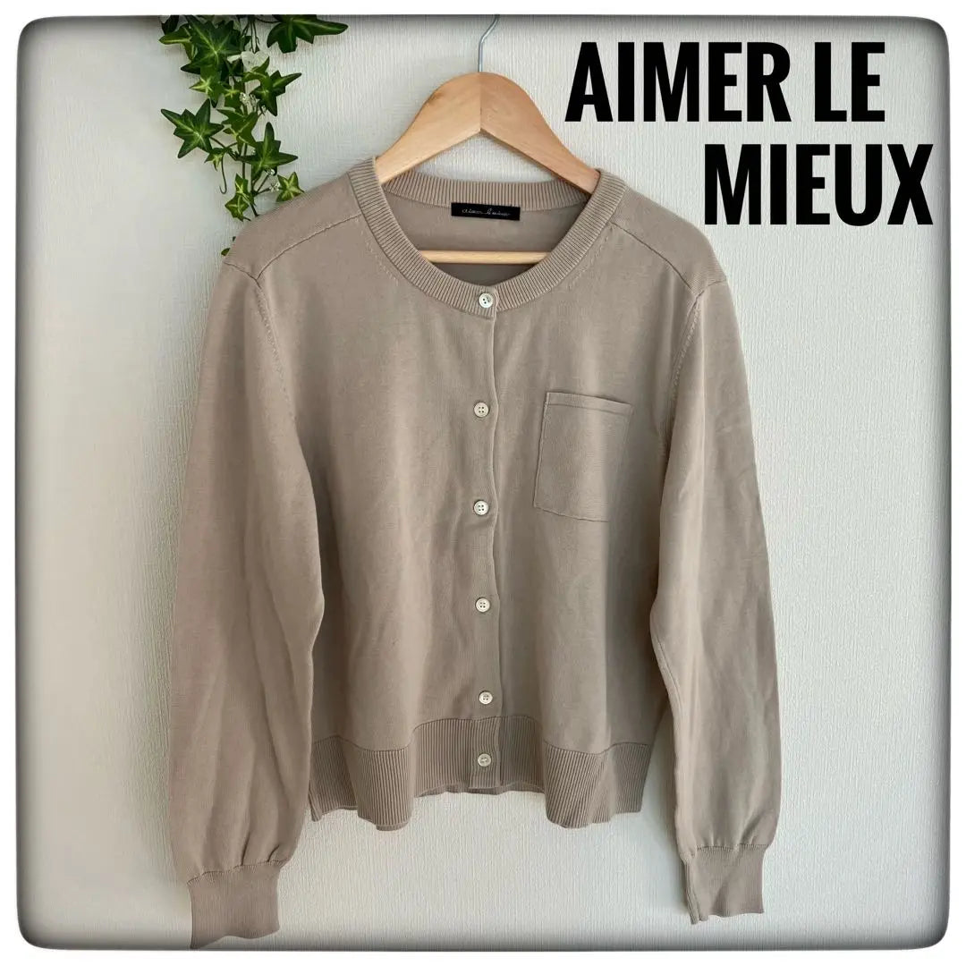 "Defective" aimer le mieux beige cardigan