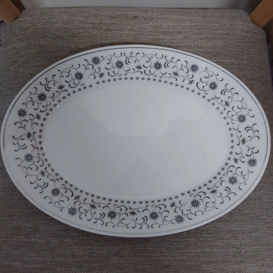 ☆Noritake Silver Queen Large Plate 79