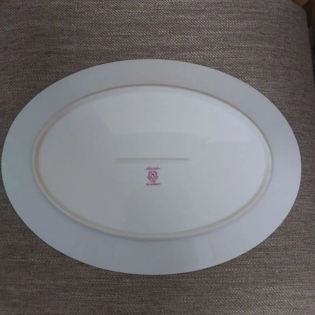 ☆Noritake Silver Queen Large Plate 79