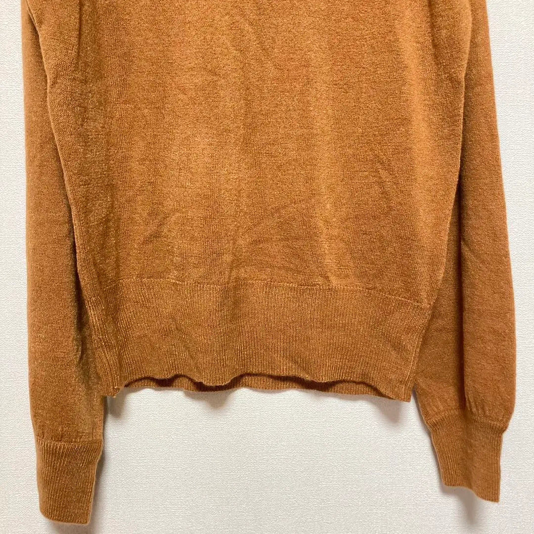 Dazulin V neck knit (F) Brown Fall / Winter A0789 | ダズリン Vネックニット （F） ブラウン 秋冬 a0789