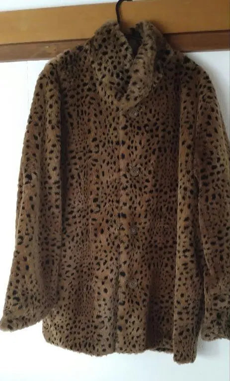 KRIZIA reversible coat (3L) leopard print