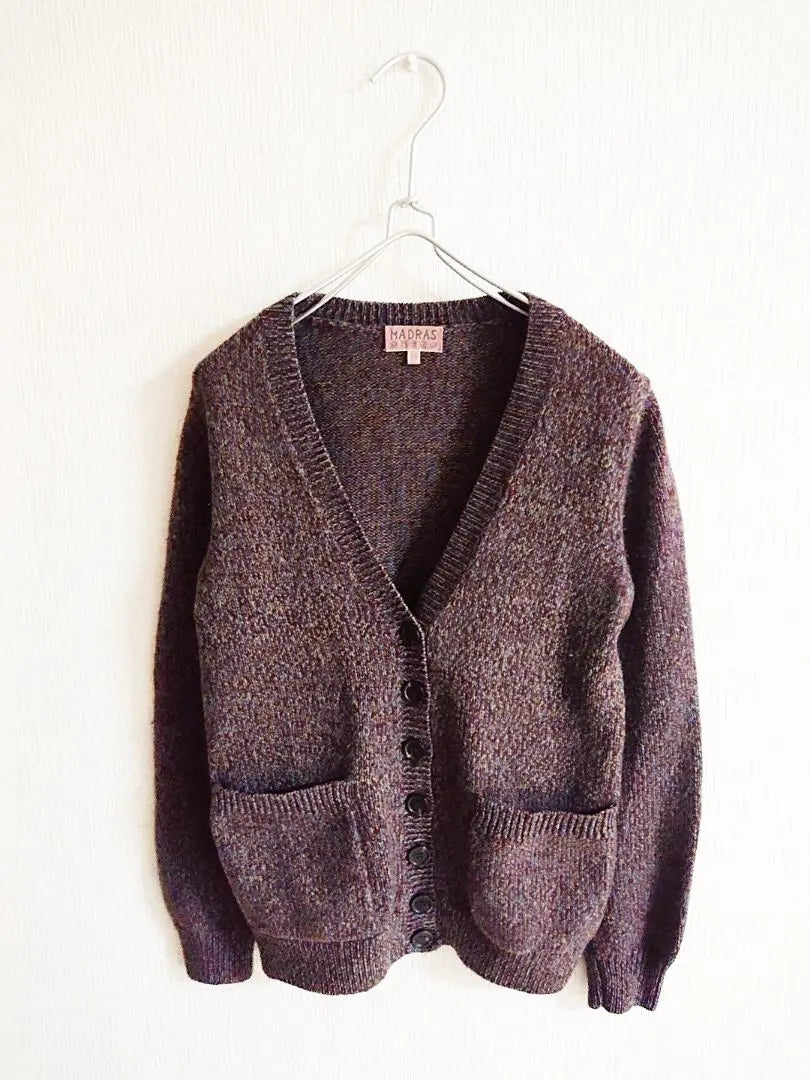 D221169 A.P.C. MADRAS Knit Cardigan