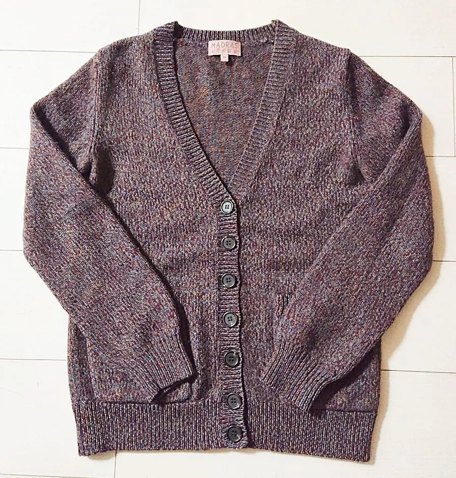 D221169 A.P.C. MADRAS Knit Cardigan