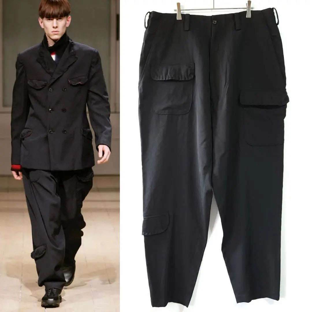 08aw Yohji Yamamoto Pour homme Wool Gabber Pants