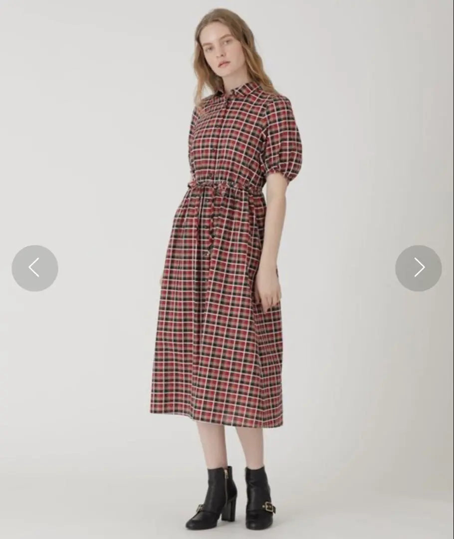 Blue Label Crestbridge Check Pattern Shirt Dress