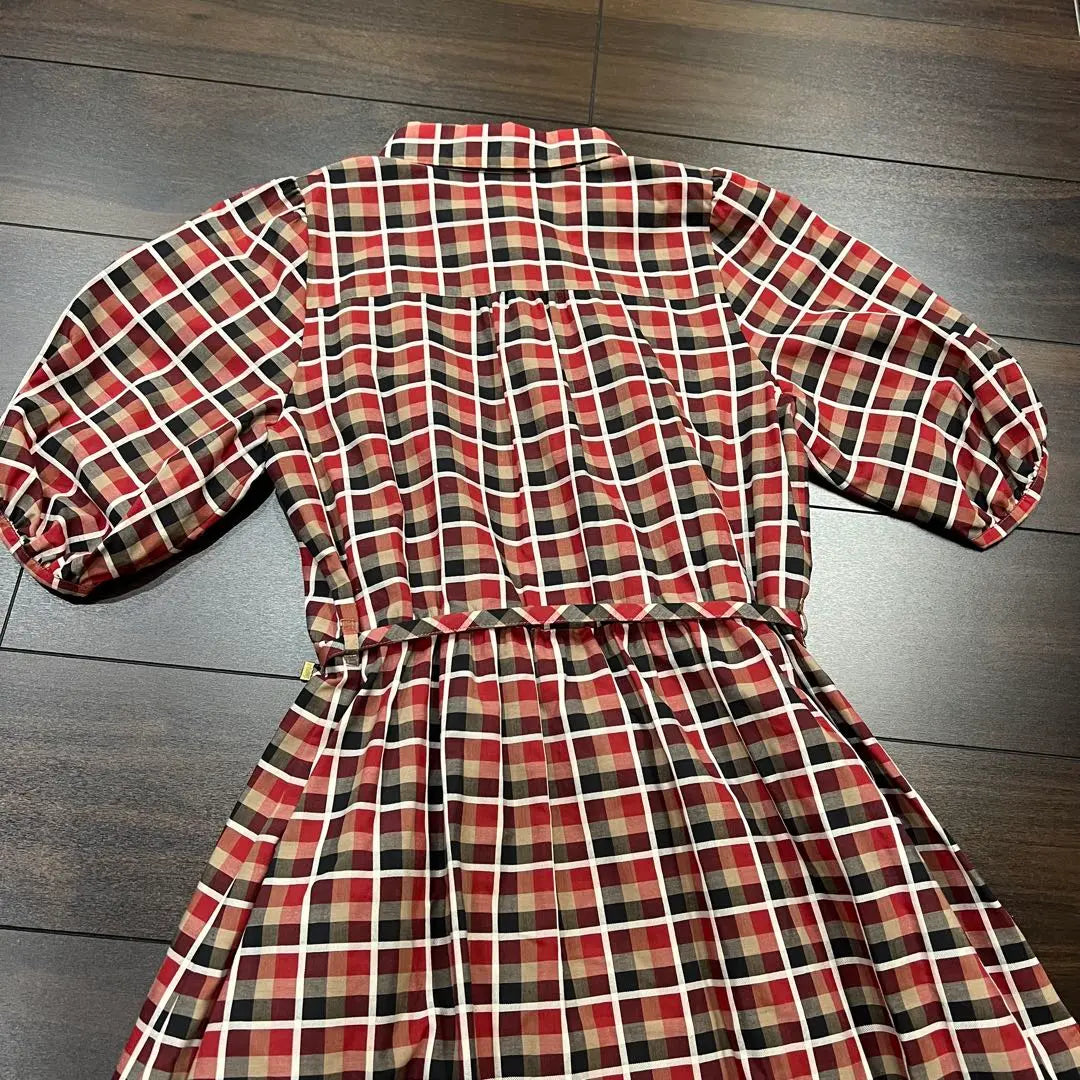 Blue Label Crestbridge Check Pattern Shirt Dress