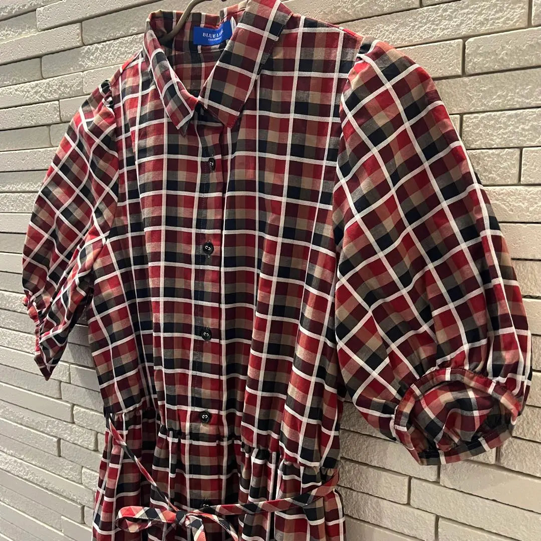 Blue Label Crestbridge Check Pattern Shirt Dress