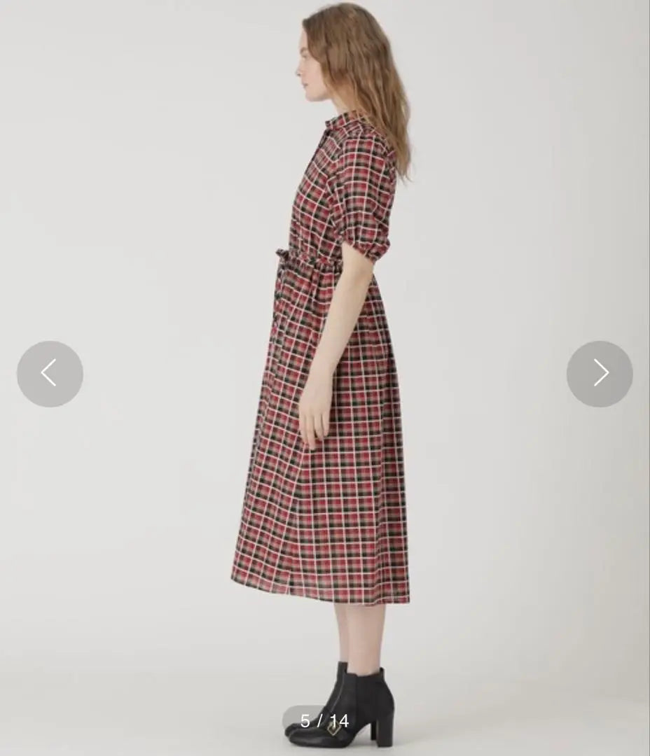 Blue Label Crestbridge Check Pattern Shirt Dress