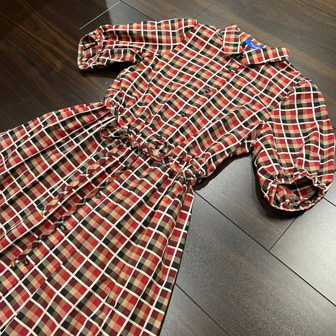 Blue Label Crestbridge Check Pattern Shirt Dress