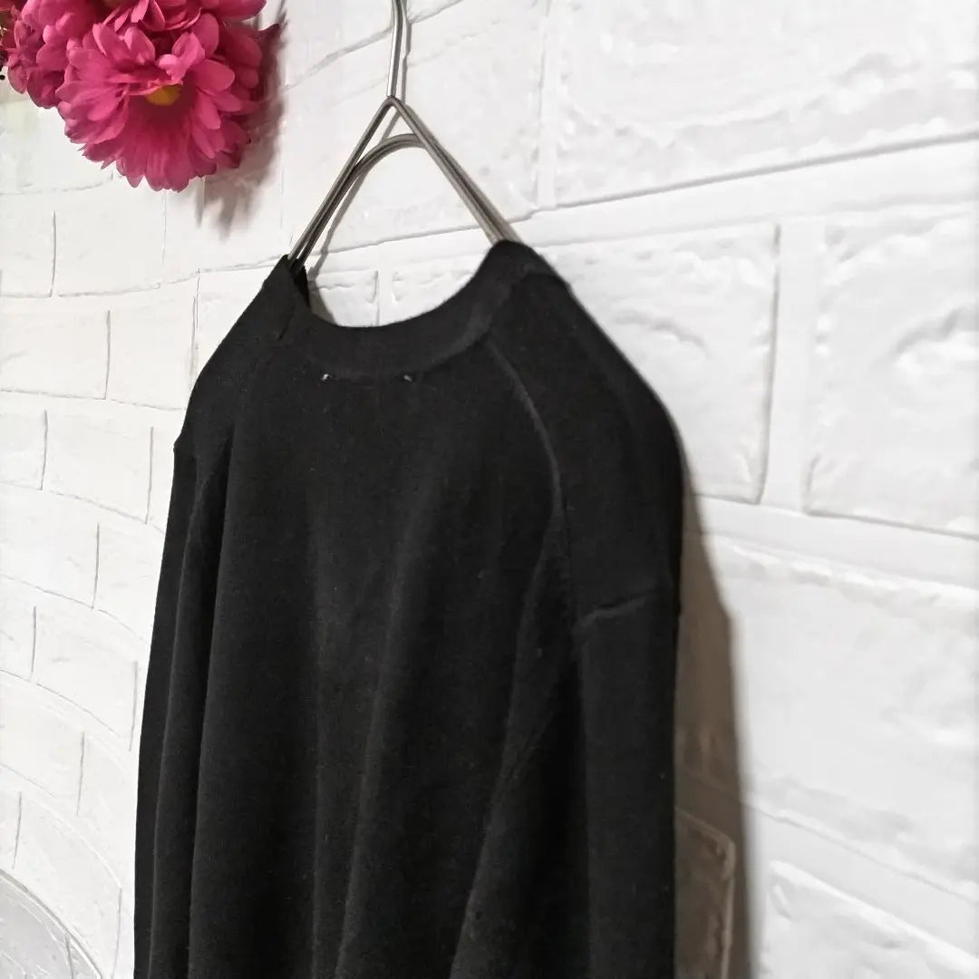 [ZARA] ZARA♡ Brand new and unused♡ Sweater♡ Long sleeves♡ Tops♡ Gold buttons【L】Black