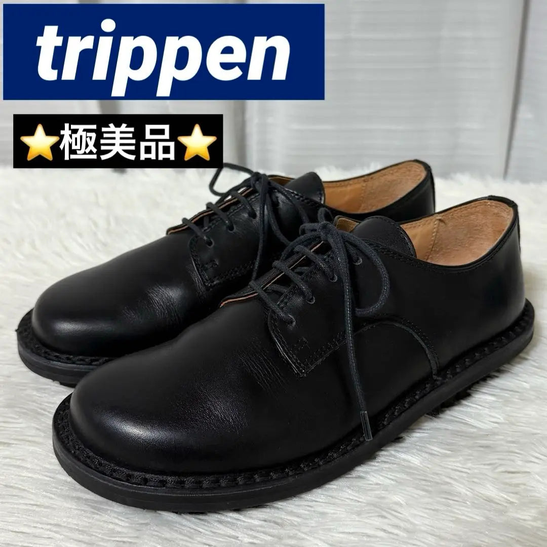 ⭐️Extremely beautiful⭐️ Trippen Sprint box Lace-up leather shoes