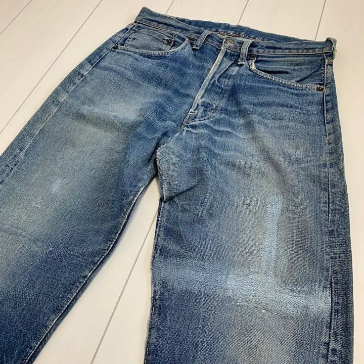 60's vintage vintage clothing! LEVI'S 501XX Final Repair & Damage Denim