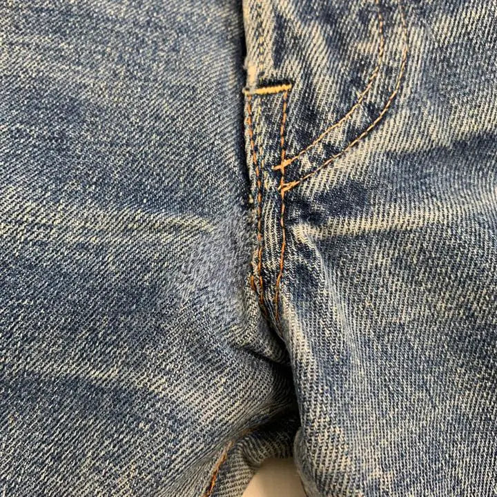 60's vintage vintage clothing! LEVI'S 501XX Final Repair & Damage Denim