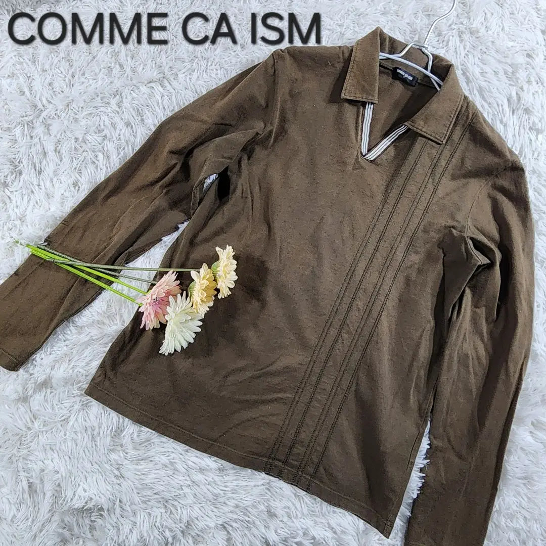 [Comme Ca ISM] Com Shamen Men's Long Sleeve Shirt Cut Saw L | 【COMME CA ISM】コムサイズム メンズ 長袖シャツ カットソー L