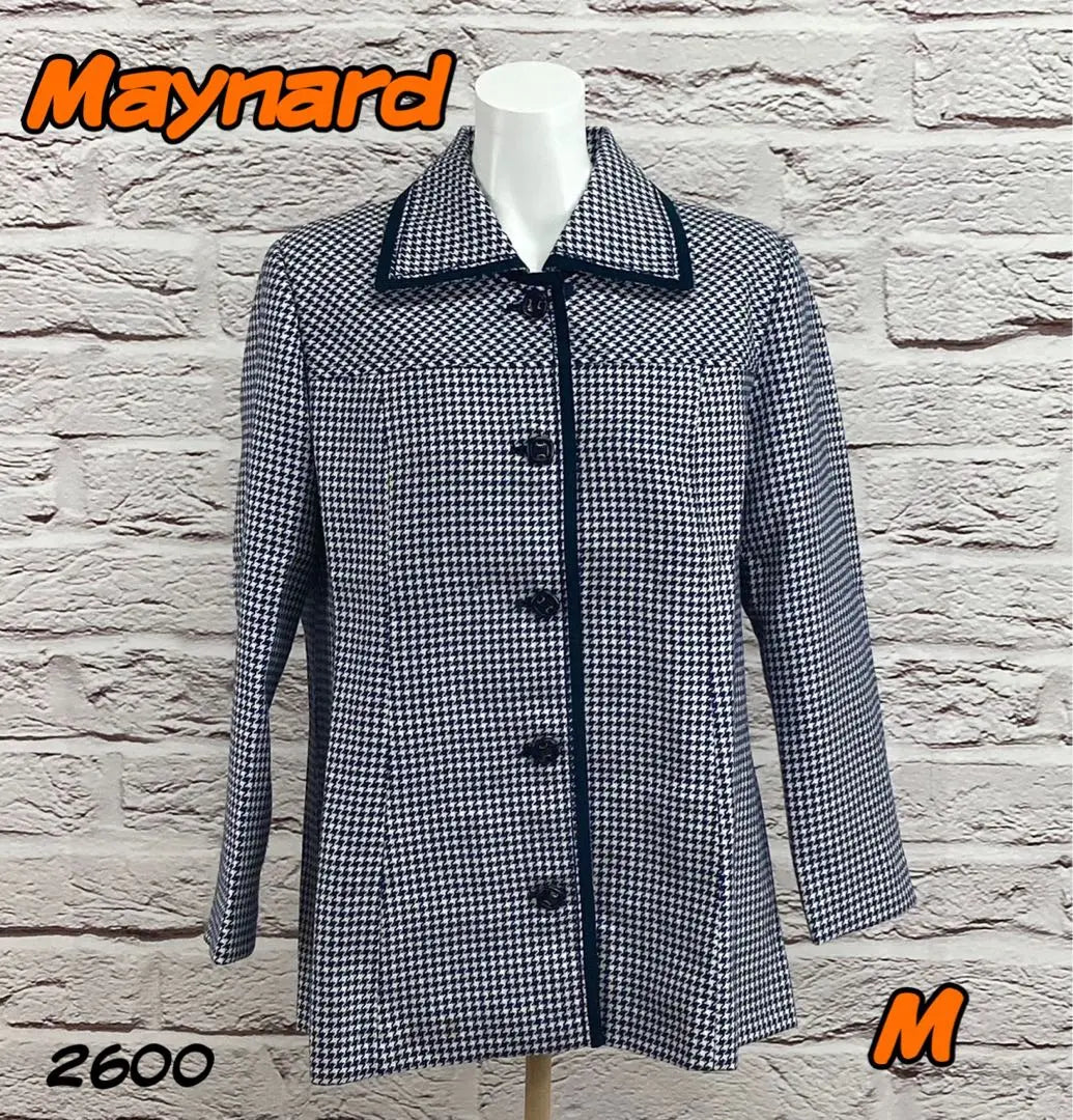 ☆9215S☆ Maynard Jacket Blue X White (Houndstooth)