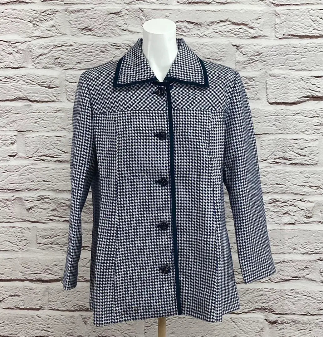 ☆9215S☆ Maynard Jacket Blue X White (Houndstooth)