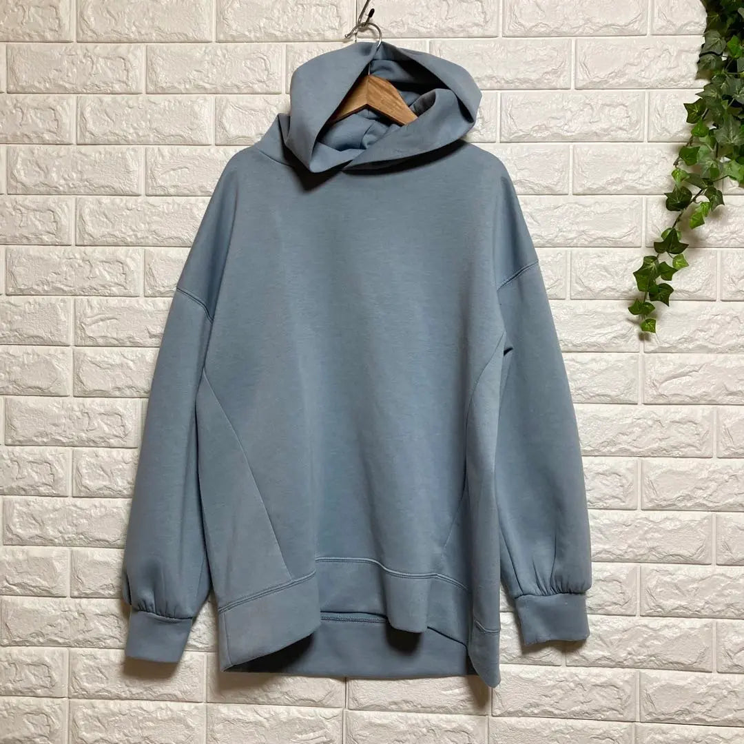 [Hareiro] (M) Knit pulley wide, big silhouette, plain hood