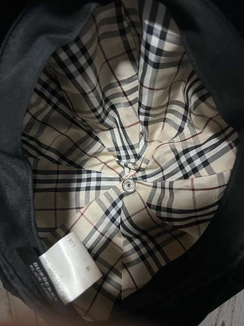 Extremely limited BURBERRY Black Label Velor Hunting Hack Cashmere Total Pattern | 極限定 BURBERRY ブラックレーベル ベロア ハンチング帽 カシミヤ 総柄