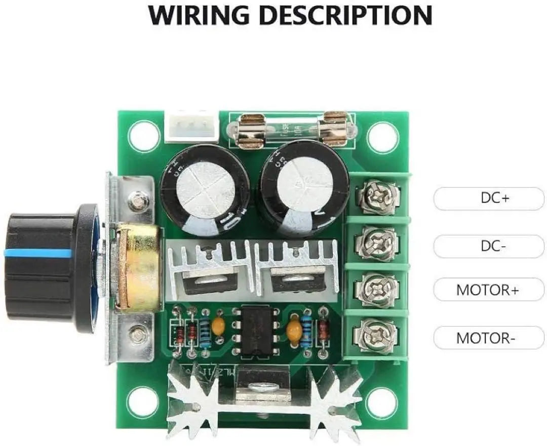 [Nuevo] Controlador de velocidad de motor de CC 12 V-40 V 10 A Control de velocidad