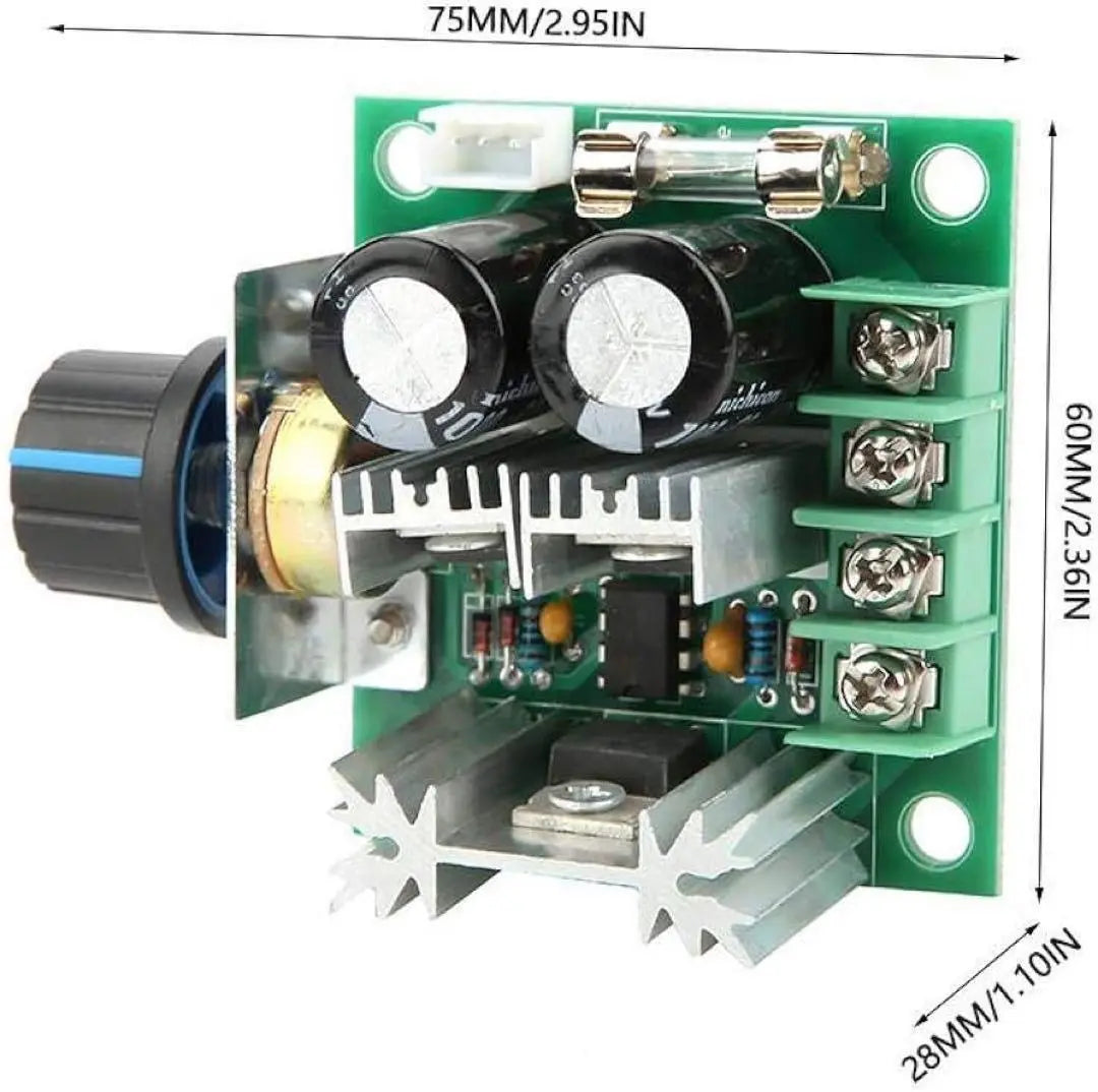 [Nuevo] Controlador de velocidad de motor de CC 12 V-40 V 10 A Control de velocidad