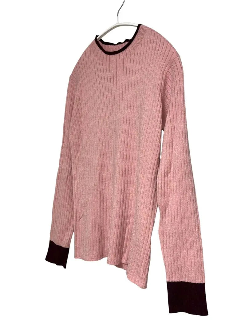 [New] forksy. Forksy thin knit pink size F