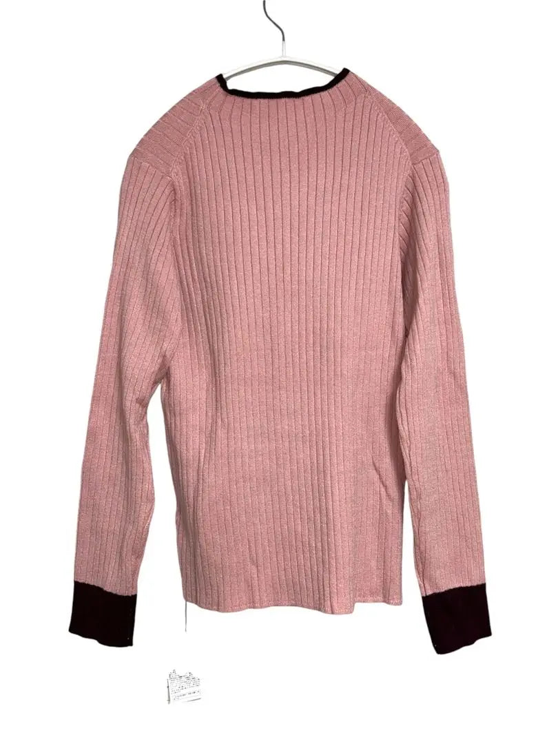 [New] forksy. Forksy thin knit pink size F