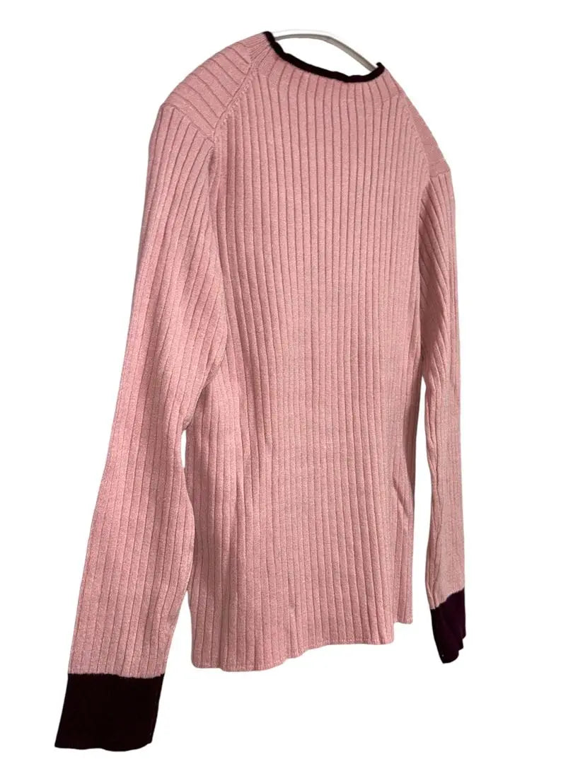 [New] forksy. Forksy thin knit pink size F