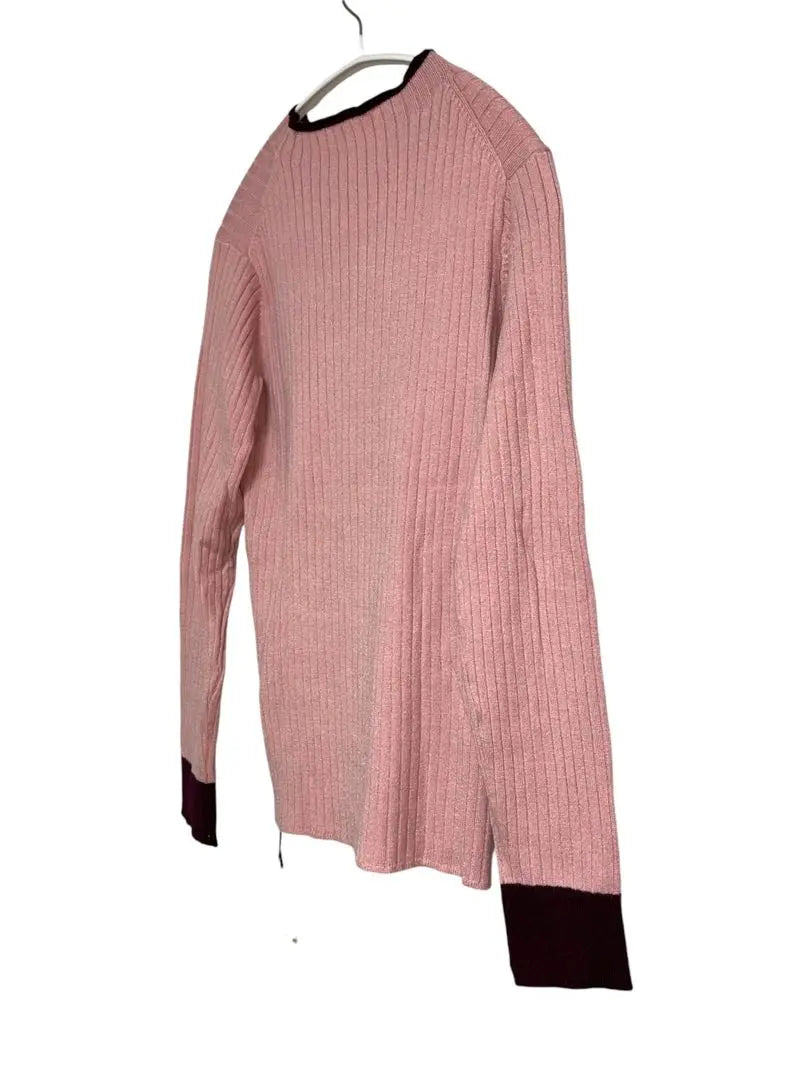 [New] forksy. Forksy thin knit pink size F