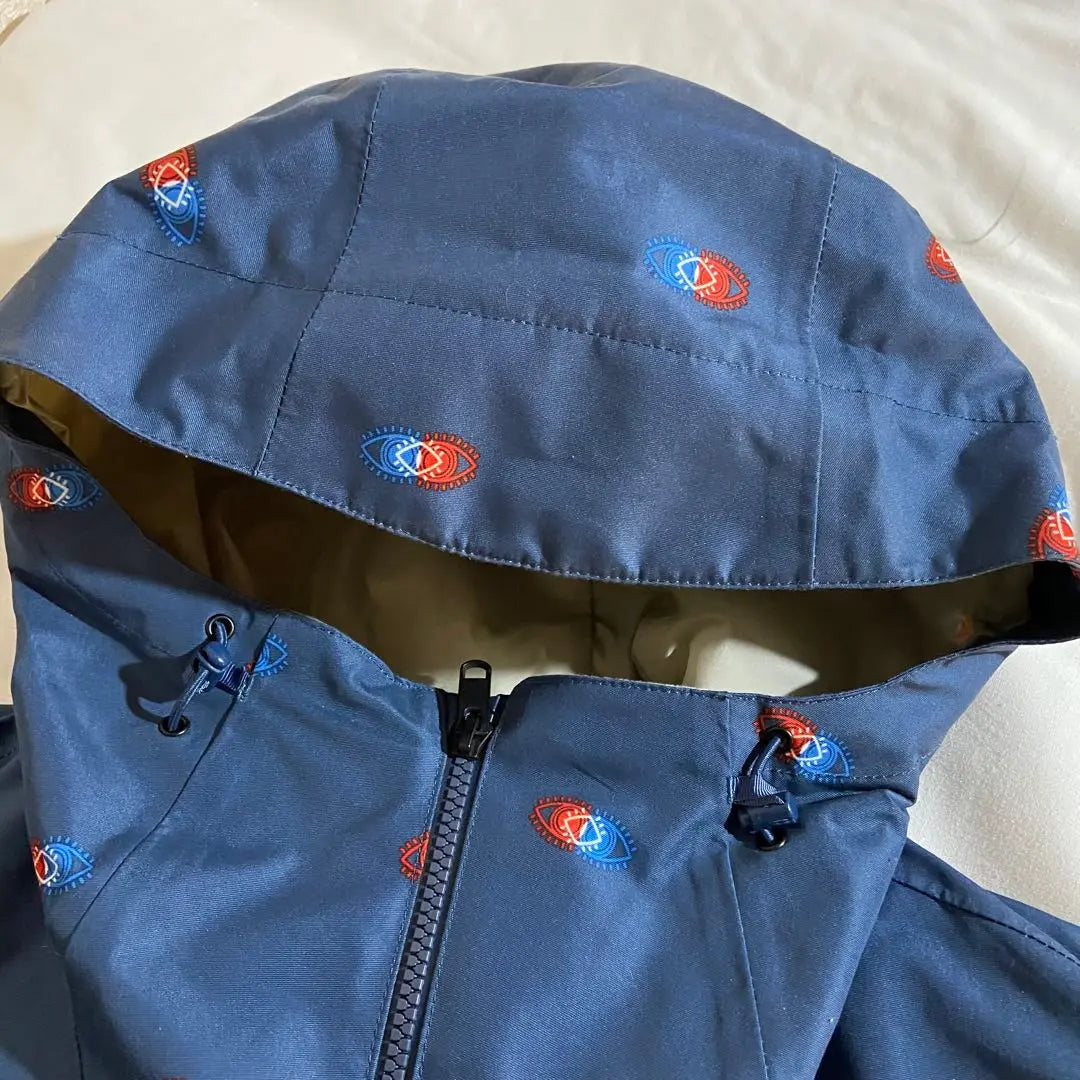 [Good condition] The North Face All-over Pattern Mountain Light Jacket Navy M