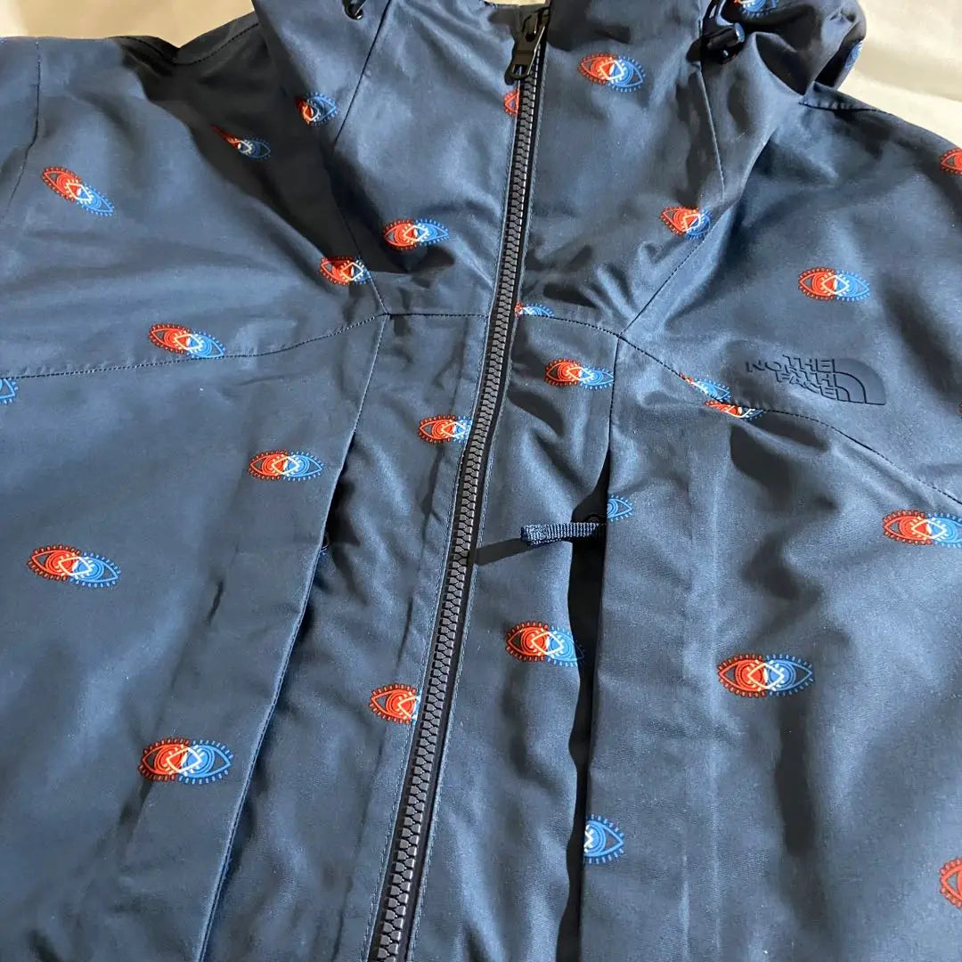 [Good condition] The North Face All-over Pattern Mountain Light Jacket Navy M