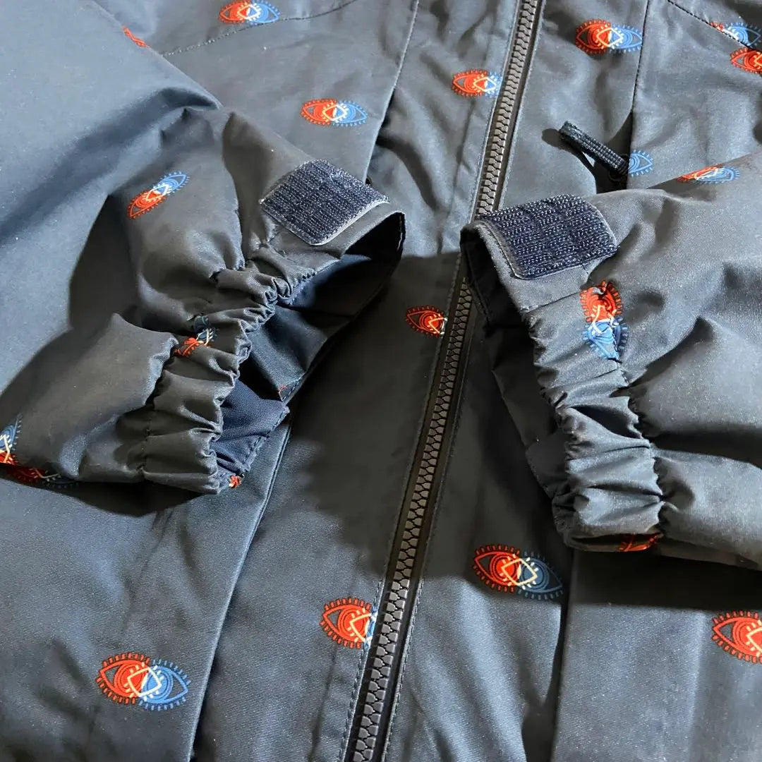 [Good condition] The North Face All-over Pattern Mountain Light Jacket Navy M