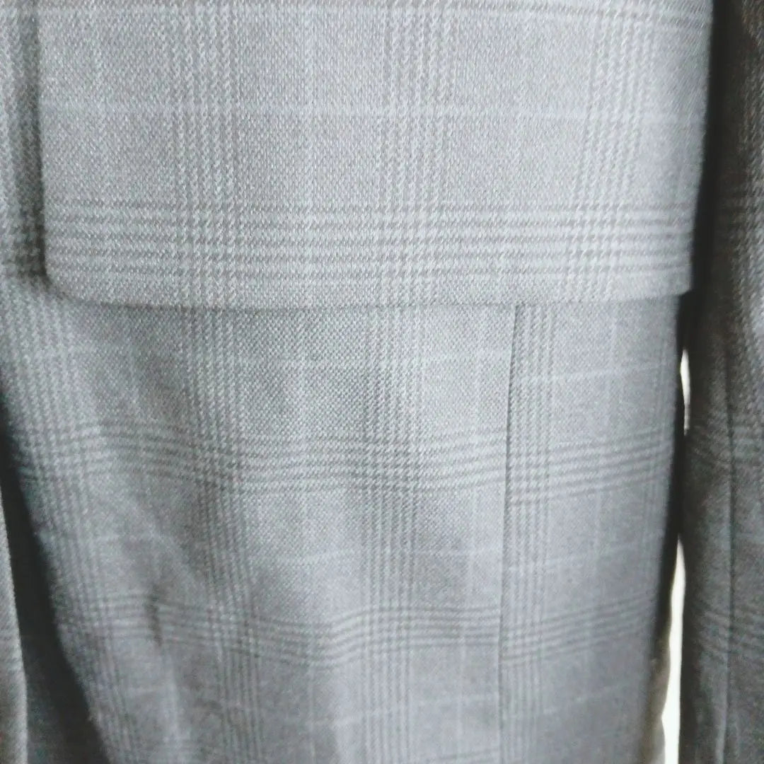 Suitable for Spring [H&M] Gray Check Jacket 155/80 Stylish Slightly Thin