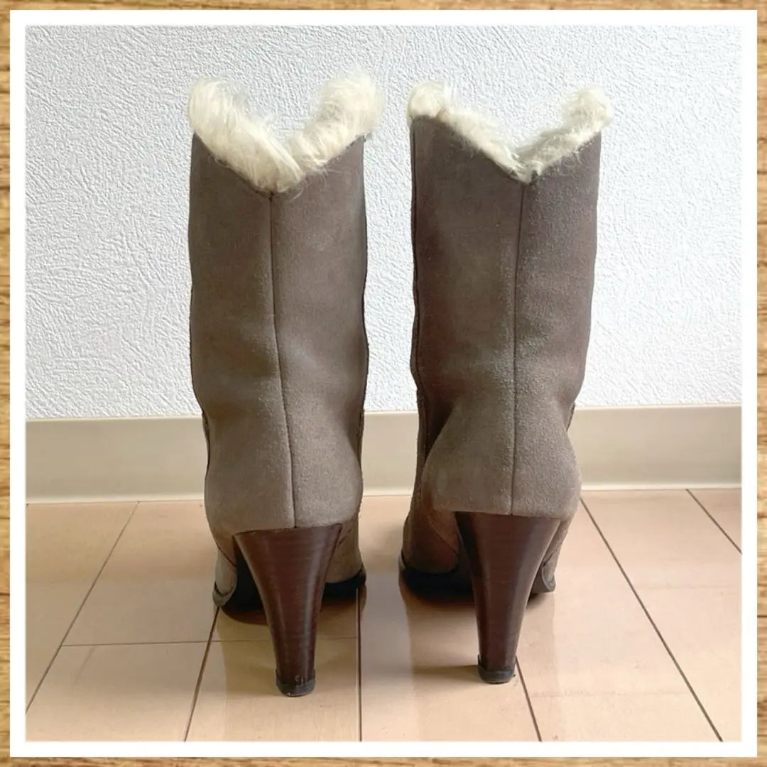 <doudou> Botas suecas | 〈doudou〉スウェードブーツ</doudou>