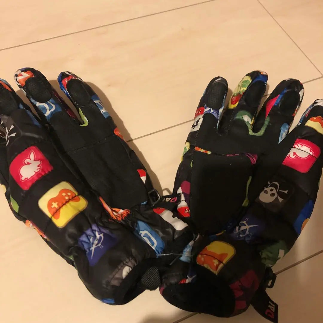 ★Snow gloves gloves★Waterproof dai Colorful design for children