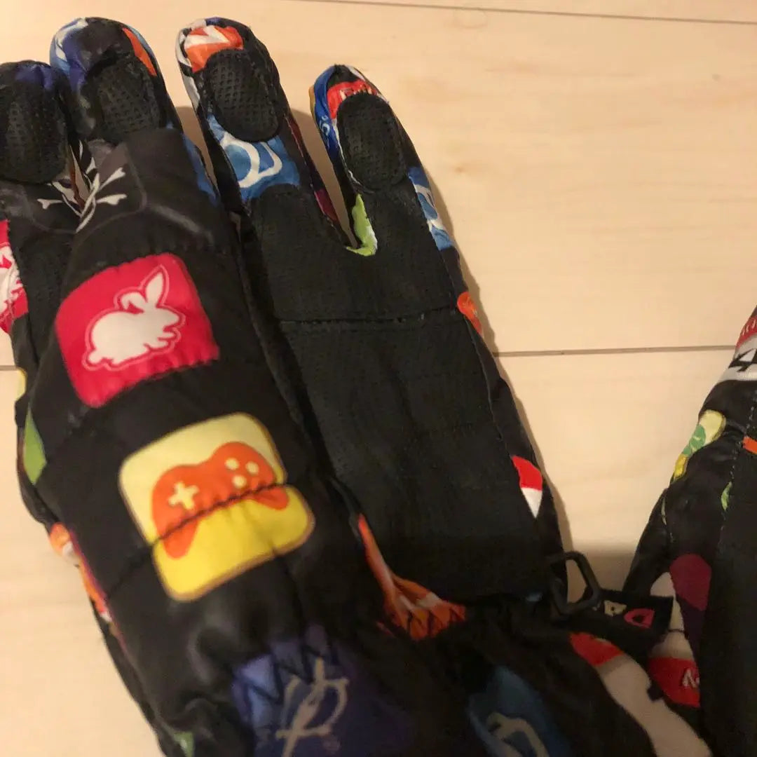 ★Snow gloves gloves★Waterproof dai Colorful design for children